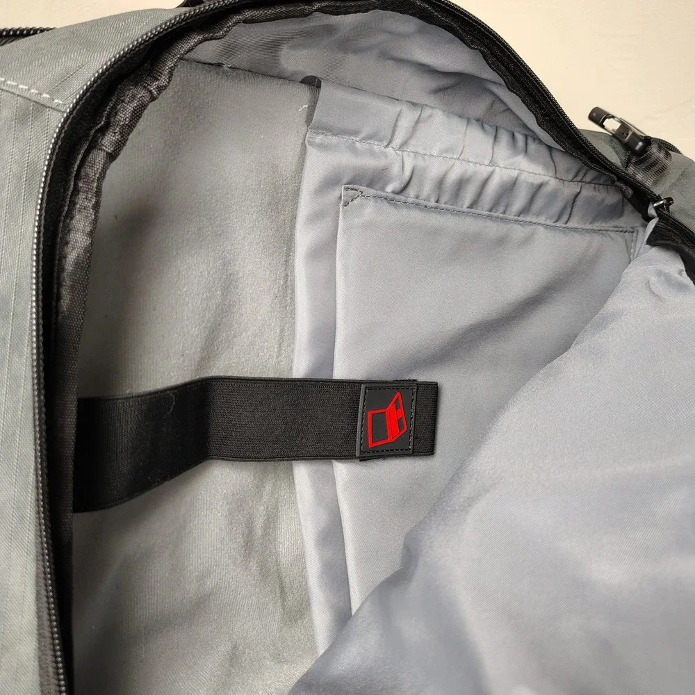 Bange Business Laptop Backpack 40L Gray Ripstop Travel Bag Packing Cubes